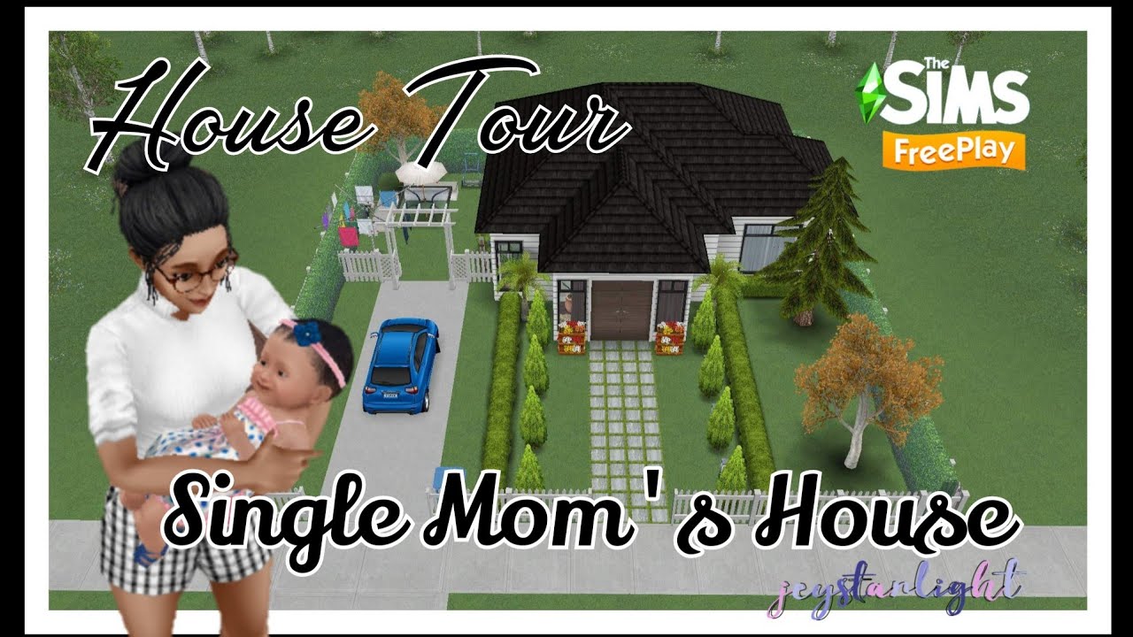 The Sims Freeplay | SINGLE MOM'S HOUSE 👧👶 | House Tour