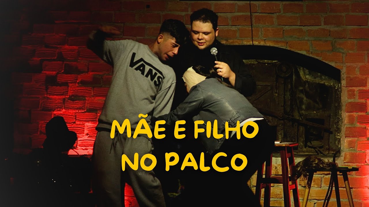 MÃE E FILHO TESTAM AFINIDADE NO SHOW - Victor Ahmar
