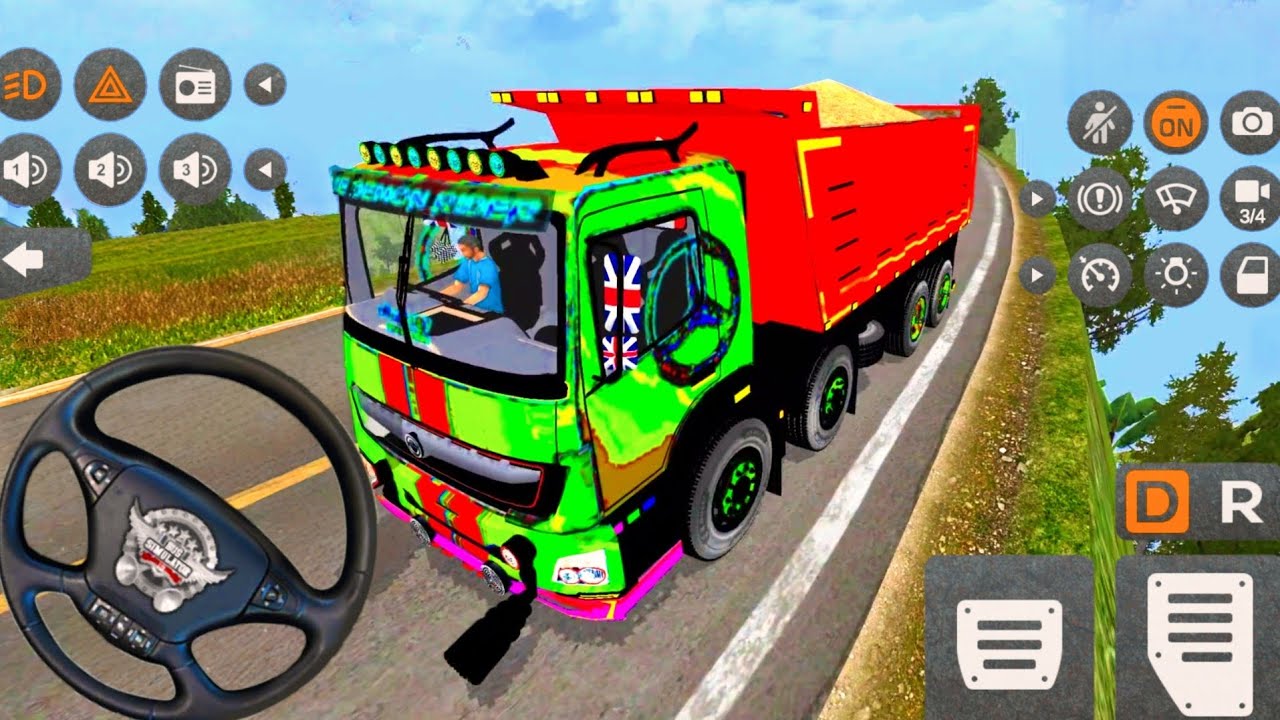 Transport Truck Tipper Different Map Mod Game Video 