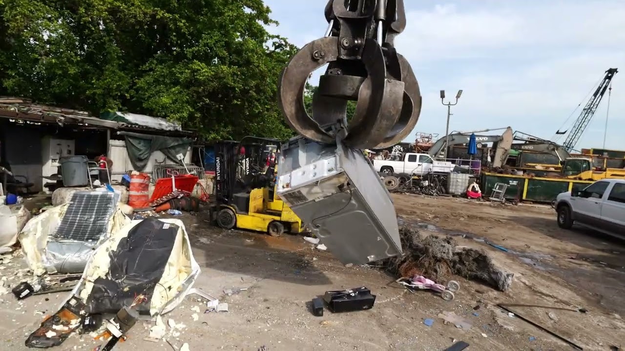 the surprise of the day at the scrap yard.