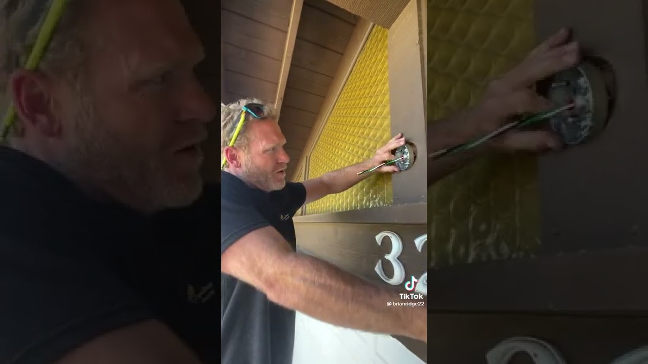 Installing garage lights & a floodlight camera