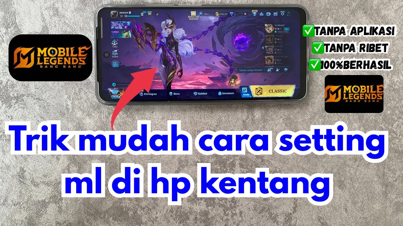 Cara Setting ML HP Kentang