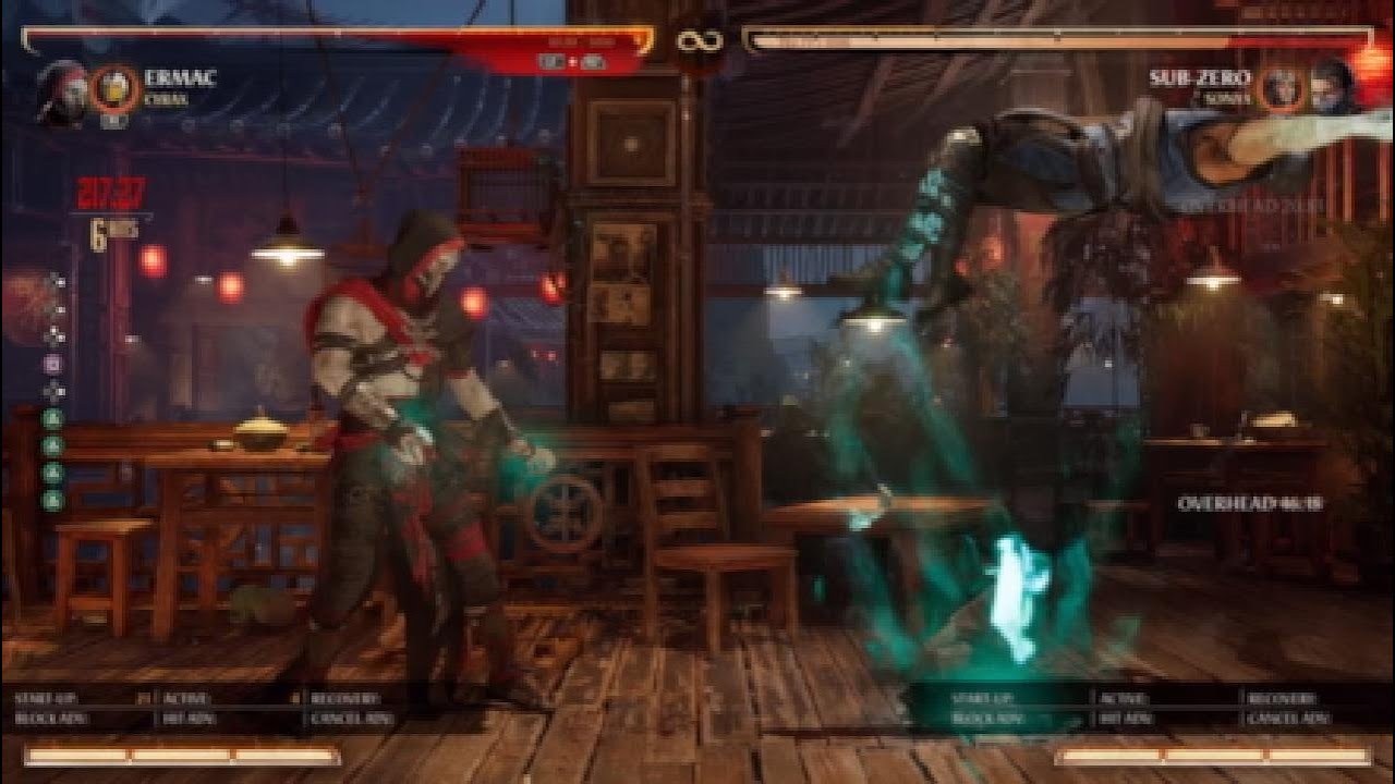 Ermac Combos - Cyrax/Jax/Scorp Kameos
