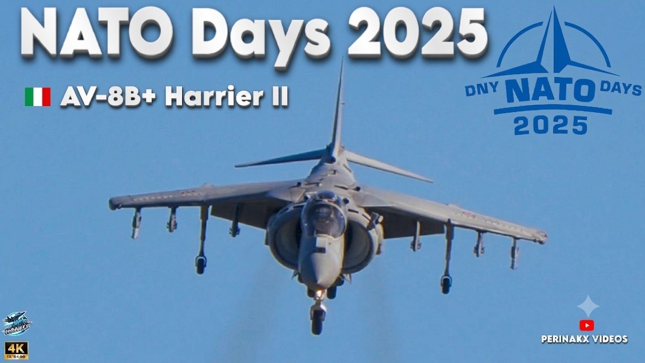 AV-8B+ Harrier II ▲ Aviazione Navale 🇮🇹 ▲ NATO Days 2025