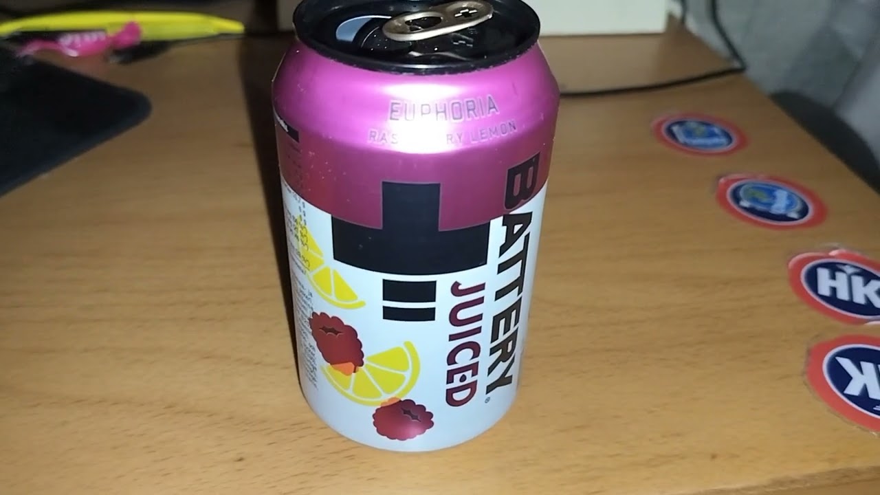 Juoman maistelu video Battery euphoria