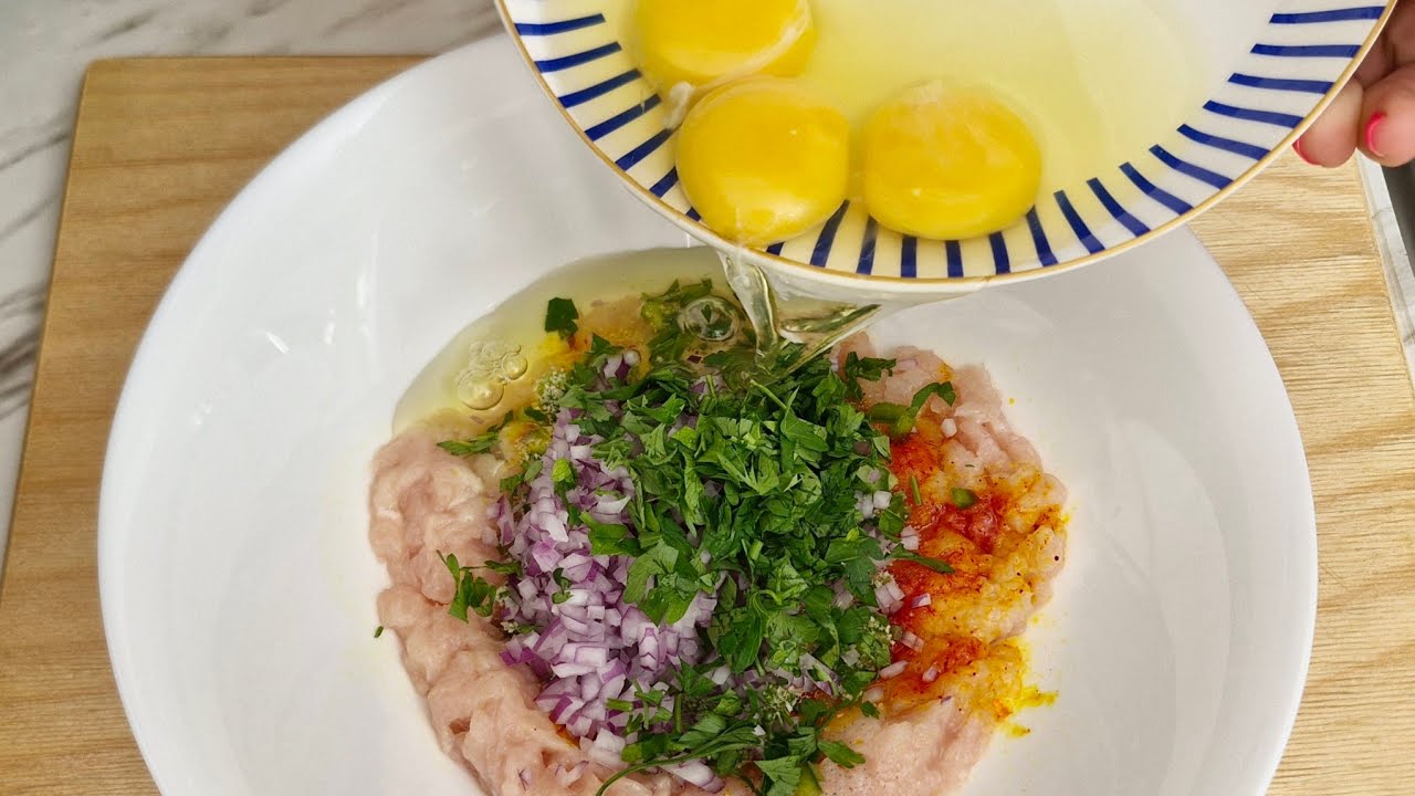 Chicken cutlets with a special combination!