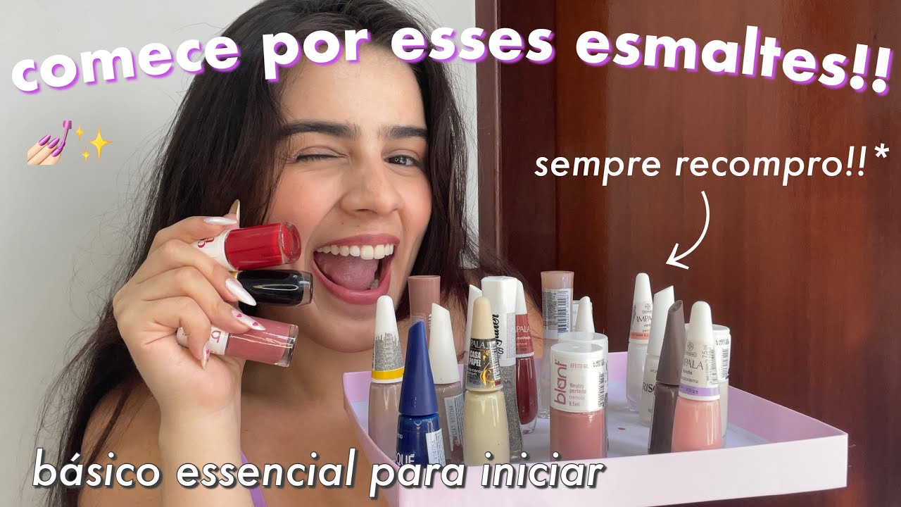 ESMALTES MAIS USADOS DA MINHA COLEÇÃO  *comece por esses!!*✨💅🏻
