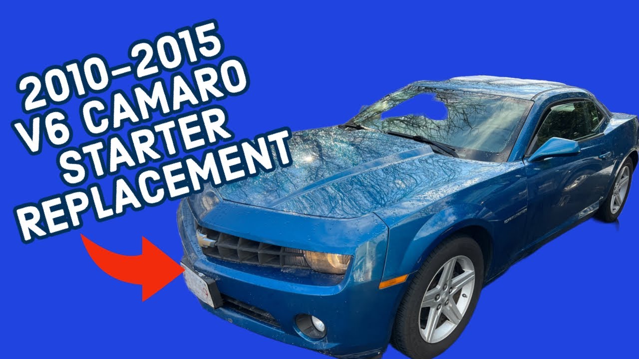 Замена стартера Camaro 2010-2015