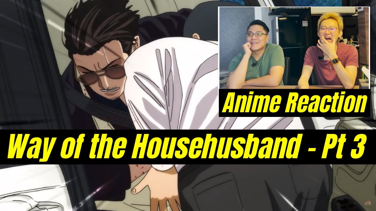SG Duo React to 'The Way of the Househusband' S01E03 | Singaporeans react to Japanese anime