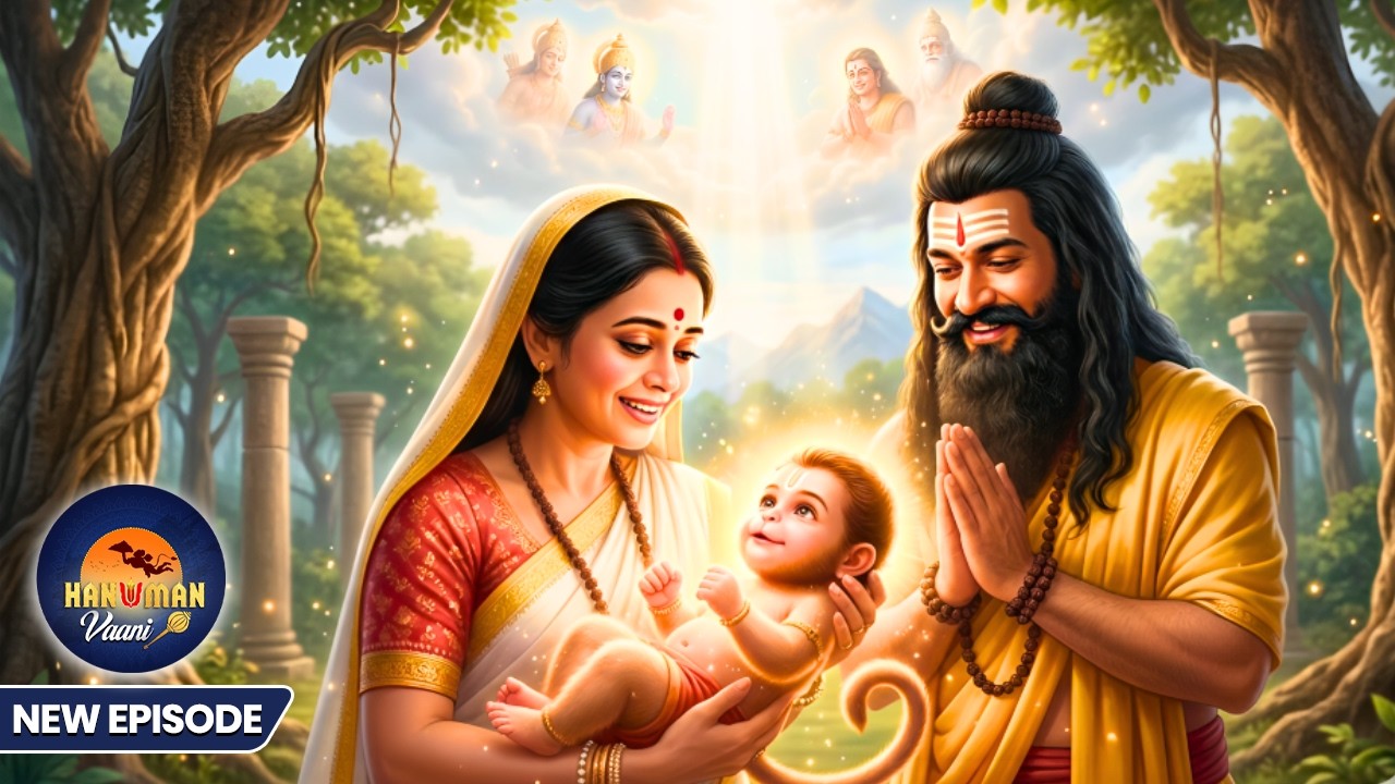 केसरी-पुत्र हनुमान ने लिया जन्म | Hanuman Vaani | कर्माधिकारी शनिदेव कथा | Hanuman Janmotsav 2026