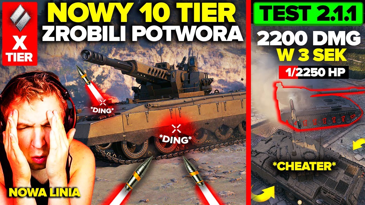 WG WYPUŚCI POTWORA - NOWY AMERYKAŃSKI 10 TIER i LINIA | SERWER TESTOWY 2.1.1 i ARES 90