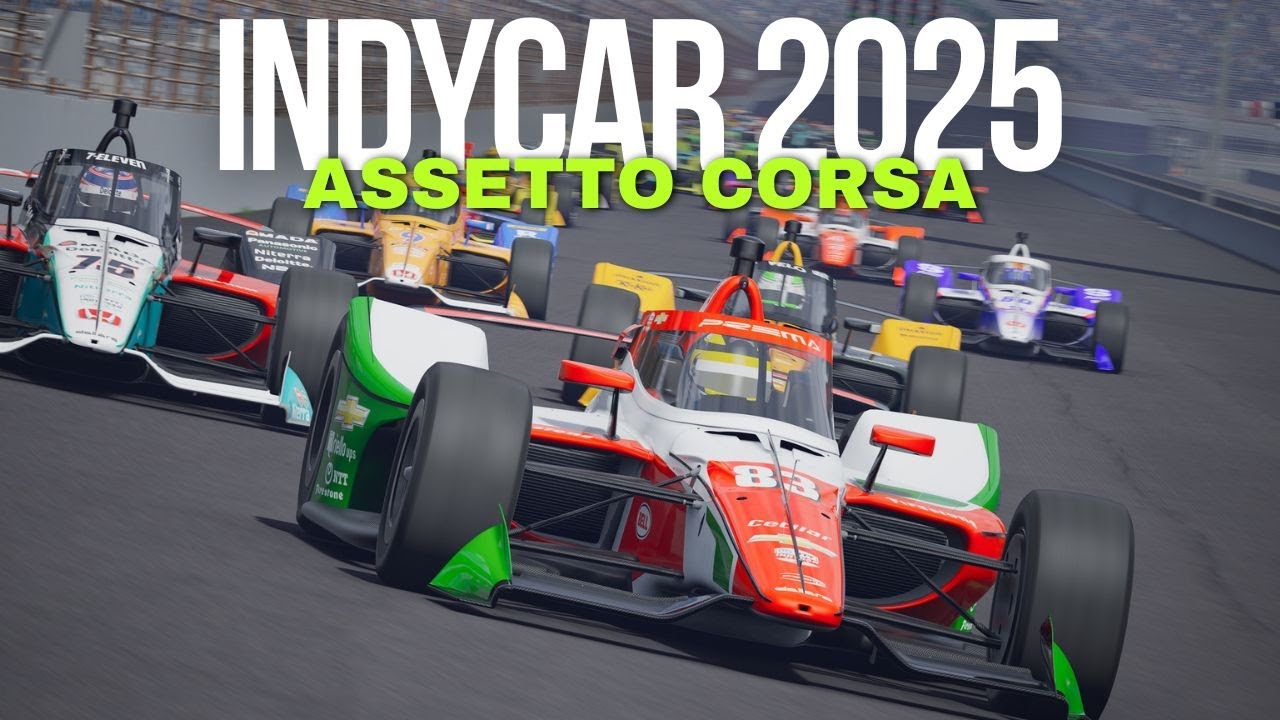 Assetto Corsa IndyCar 2025 Mod Released &mdash; Career, Hybrid, Track Pack!