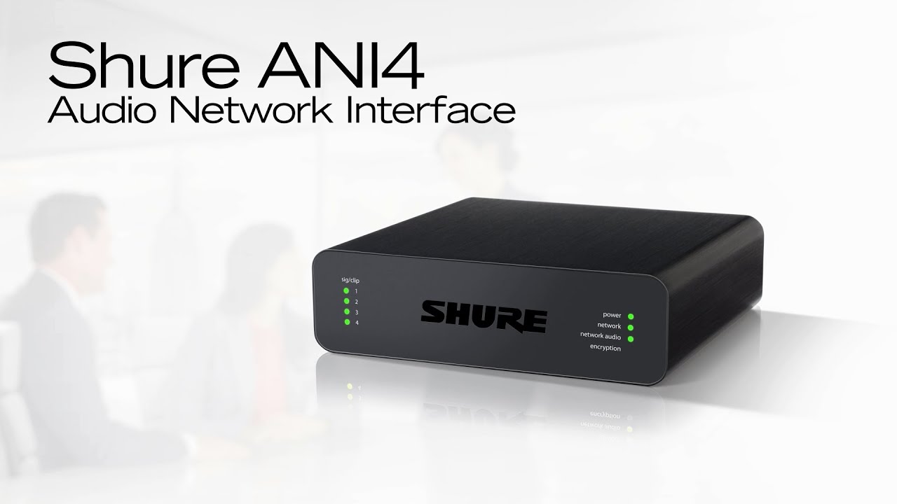 Shure Microflex Advance ANI4 Audio Network Interface