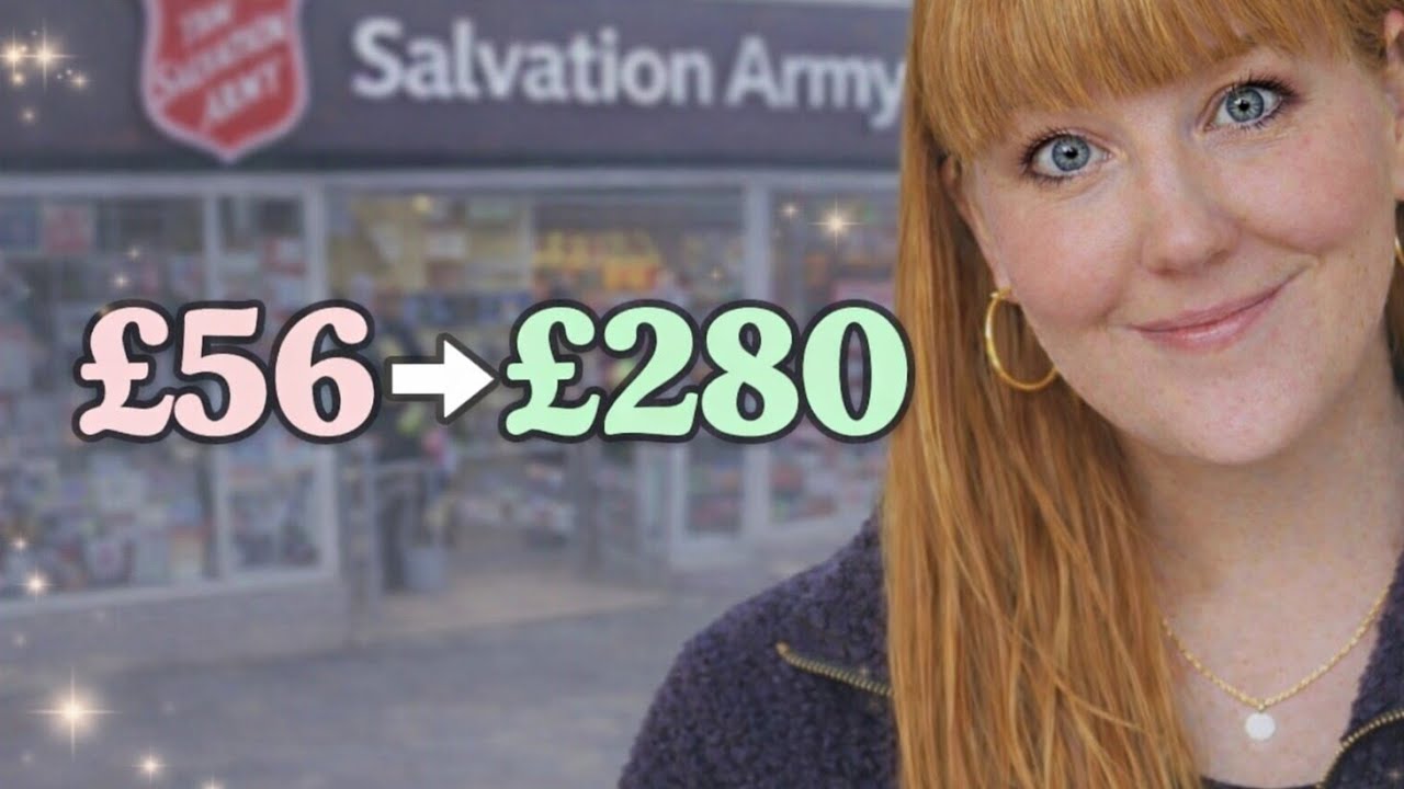 £56 → £280 Reselling at a Chesterfield Charity Shop (Come Thrifting With Me)