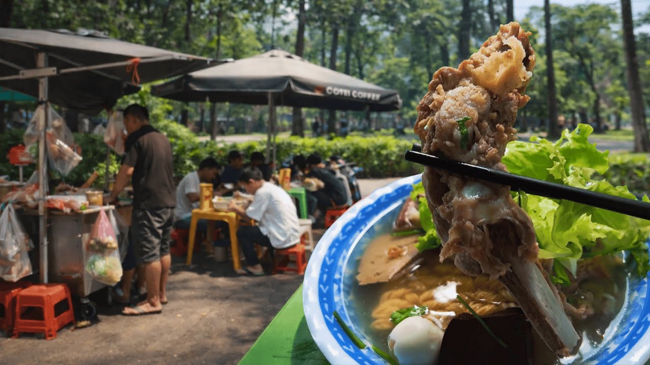 A Random Street Walk Led Me to This Busy Street Food Noodle Spot