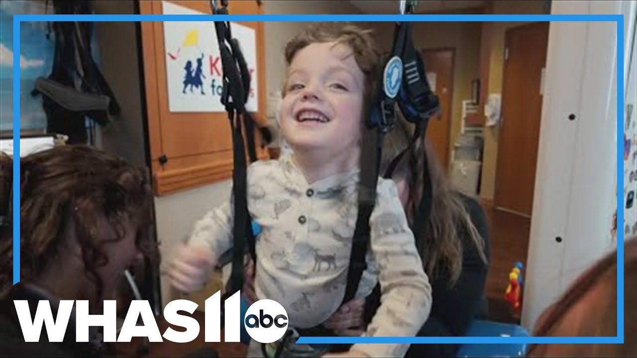 Kentucky boy with spina bifida takes first steps after groundbreaking therapy