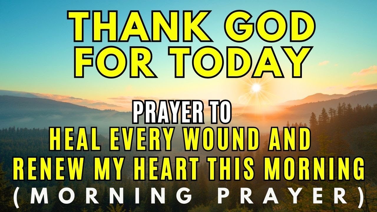 Morning Prayer for Divine Healing | Surrendering Our Pain to God’s Comfort & Restoration