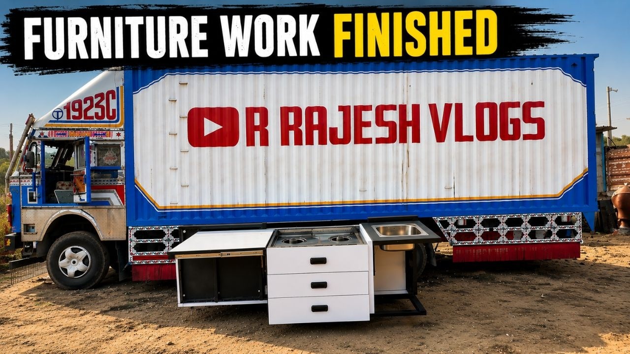 Rajesh Truck Furniture Work Done and Eicher Structure Ready