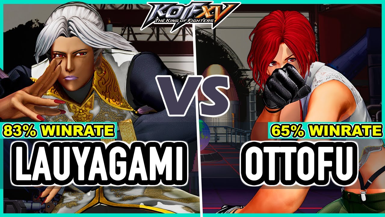 KOF XV 🔥 Lauyagami (Duo Lon/Kim/Hinako) vs Ottofu (Vanessa/Andy/Clark)