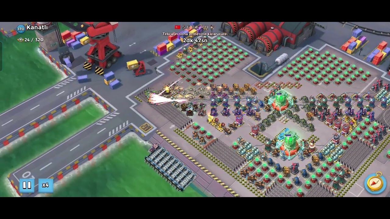 Boom Beach Dupleks Operasyonu Kanatlı Full Lazerci