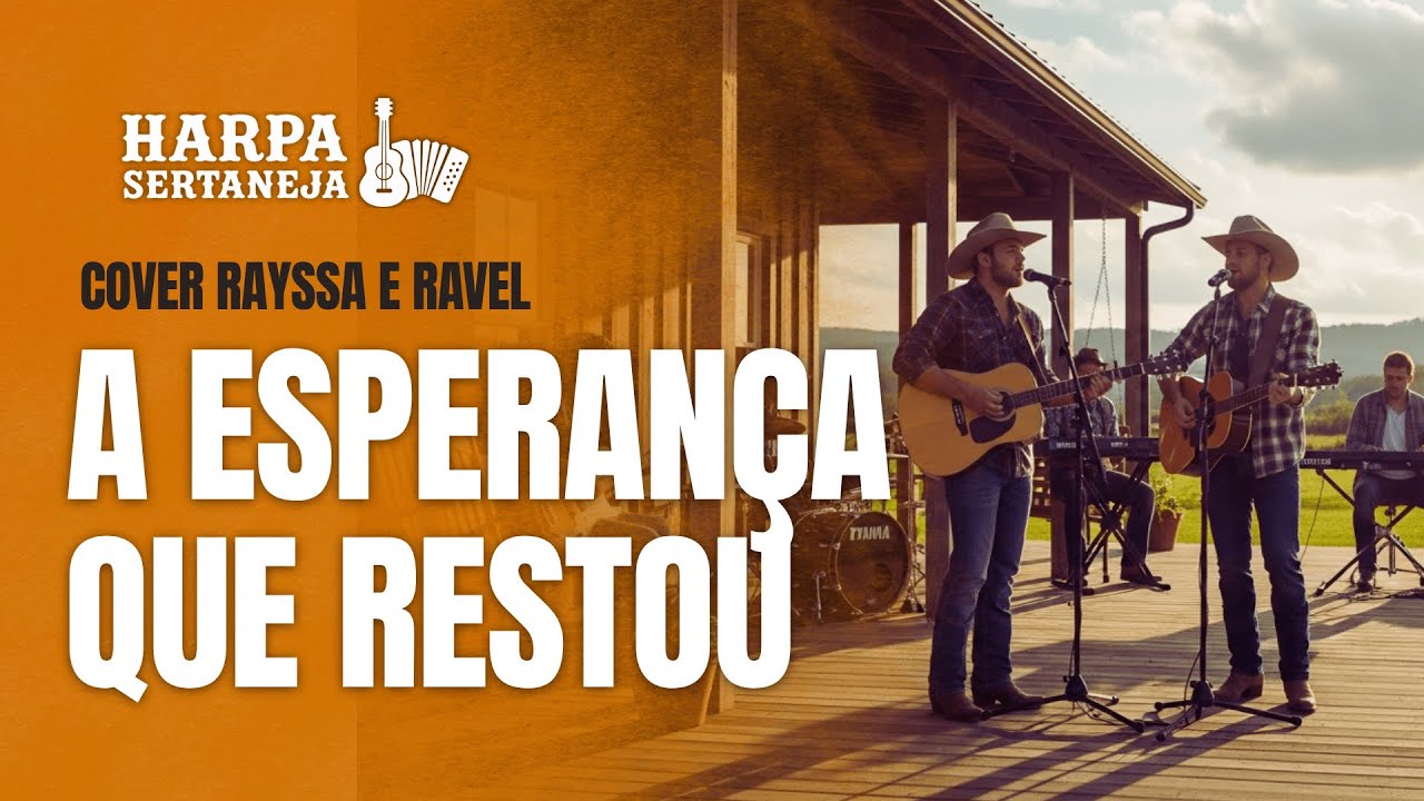 A ESPERANÇA QUE RESTOU | RAYSSA E RAVEL | COVER HARPA SERTANEJA