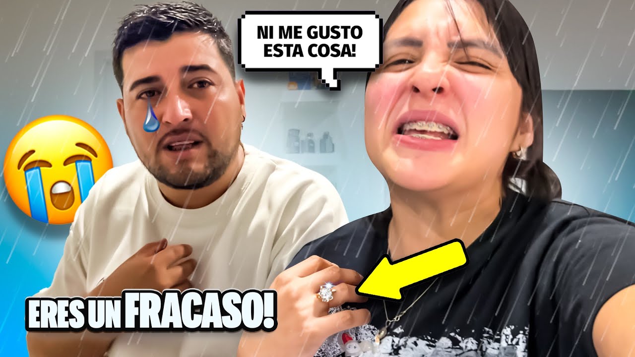 LE REGRESO EL ANILLO DE COMPROMISO AL YOSI PREFIERO QUE NO ME DES NADA 💍
