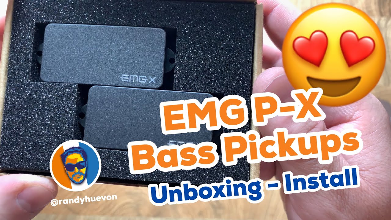 EMG P-X Bass Pickups (Unboxing - Install)