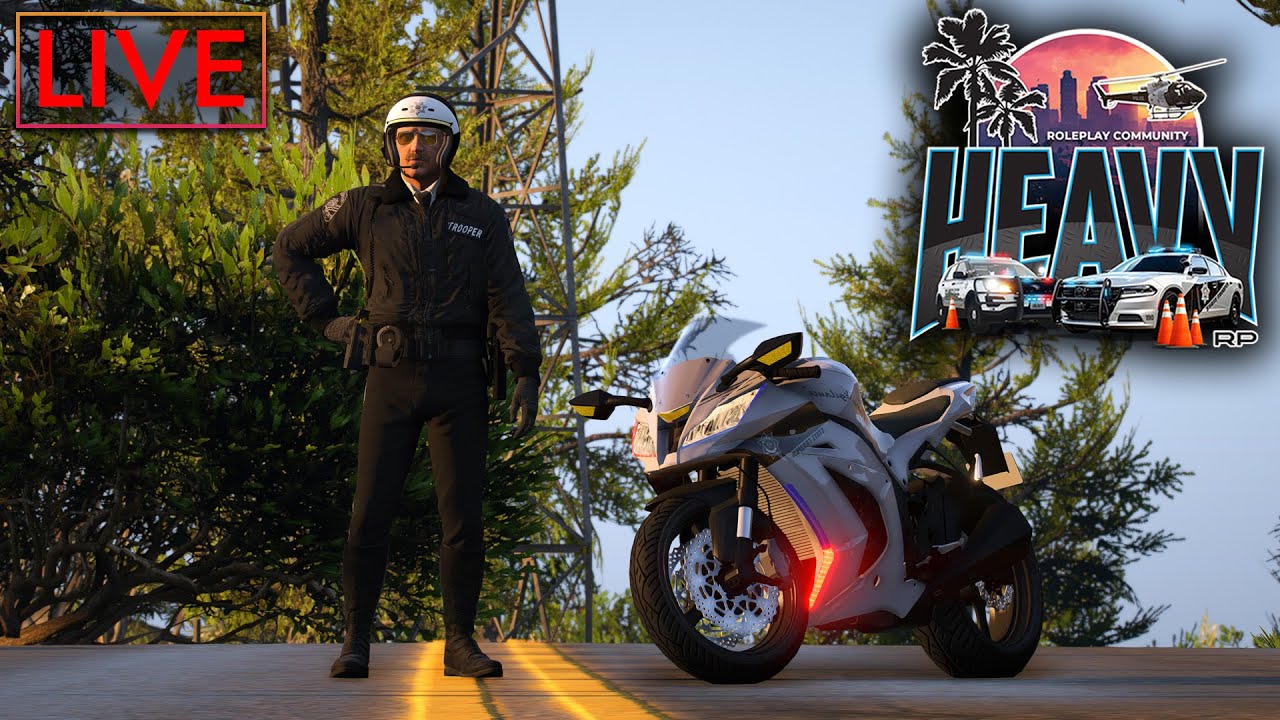 State Bike Cop in Heavy RP! | GTA RP