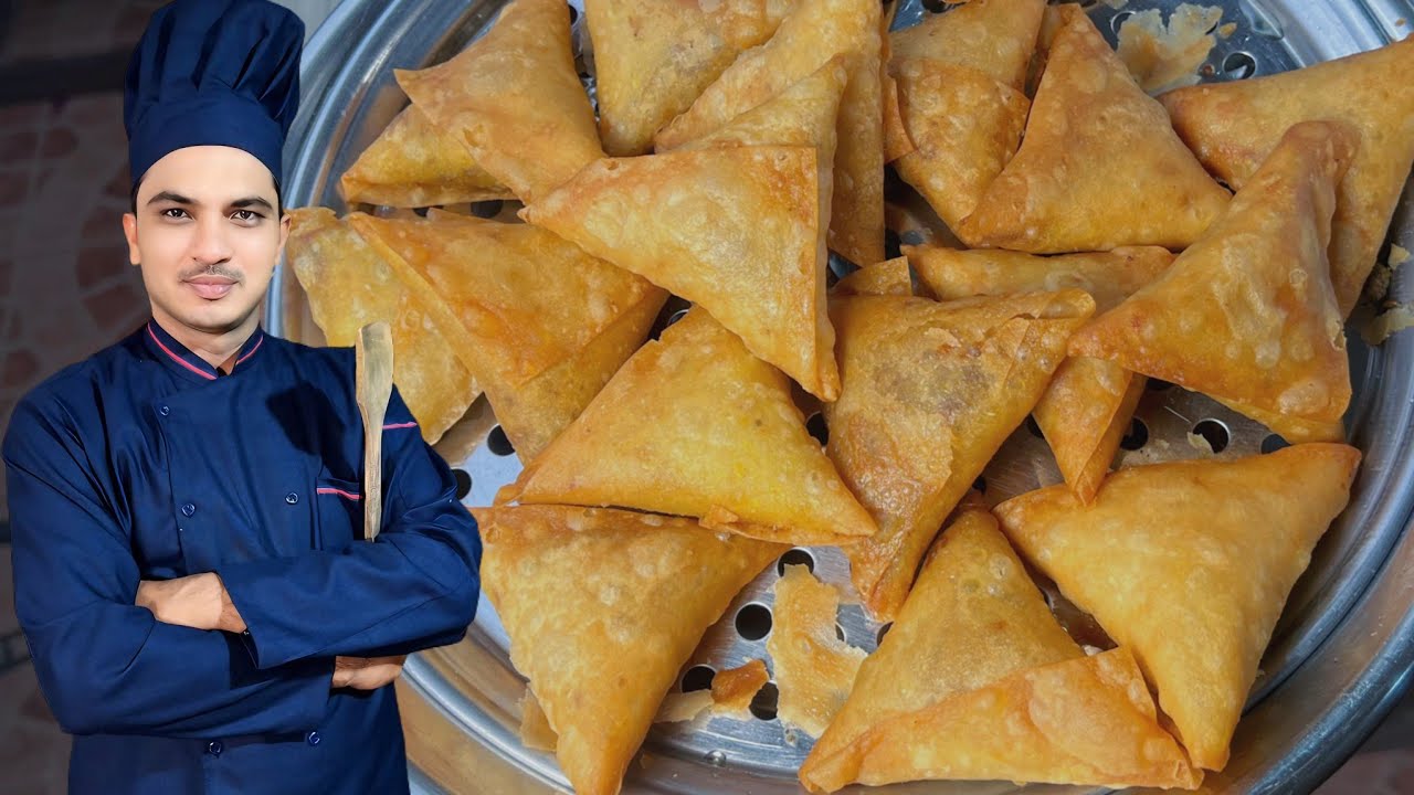 Bakery Style Keema Samosa Recipe|Qeema Samosa Recipe By Chef M Afzal|