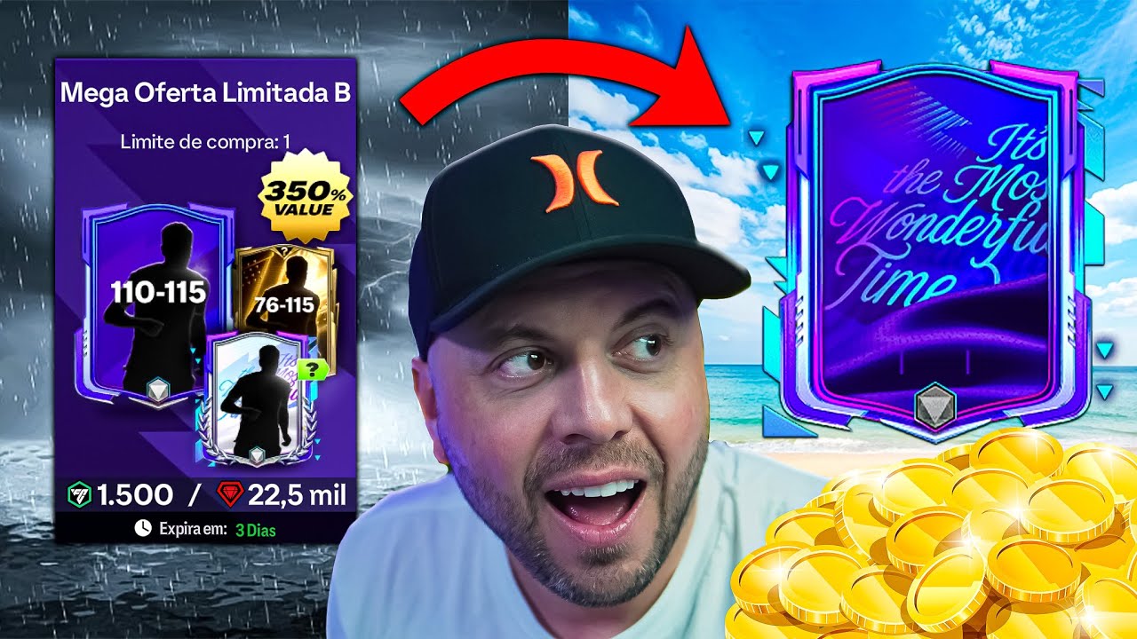 GANHEI CARTA DE BILHÕES no PACK OPEN fc Mobile