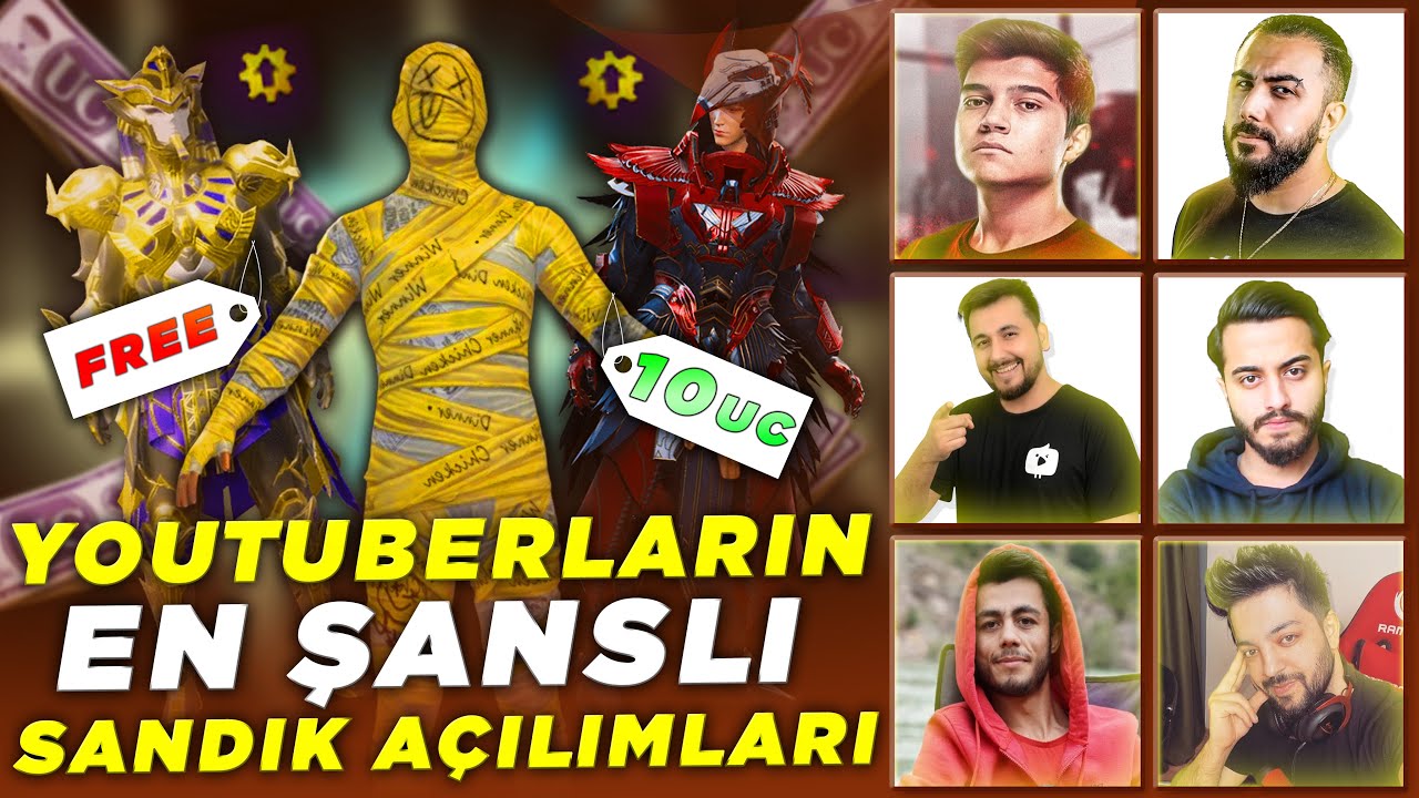 YOUTUBERLARIN EN ŞANSLI SANDIK AÇILIMLARI | BARIŞ G, MEZARCI, DOCH, ERSİN YEKİN, TUGAY G, VURAL ÜZÜL