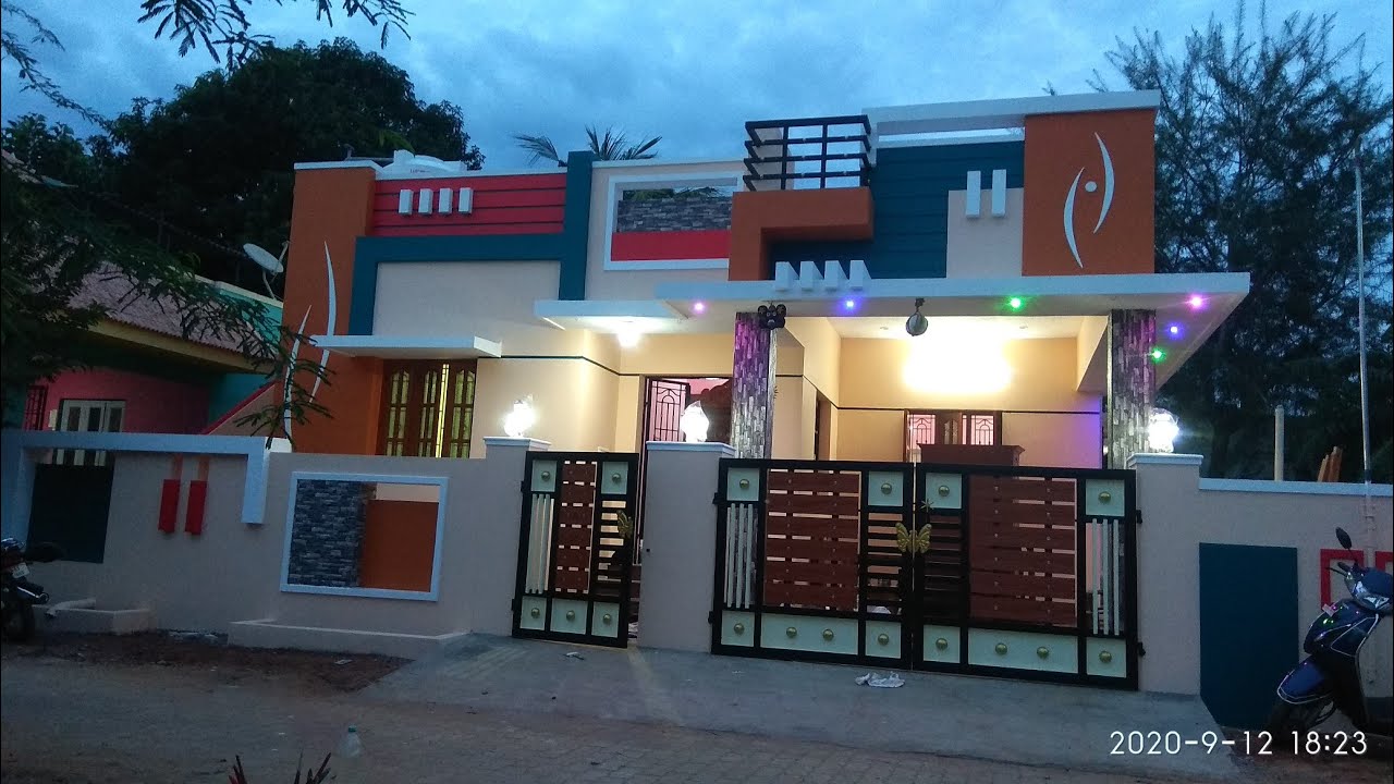 NEW 2BHK HOME AT KARAIKKUDI with modern leaching 