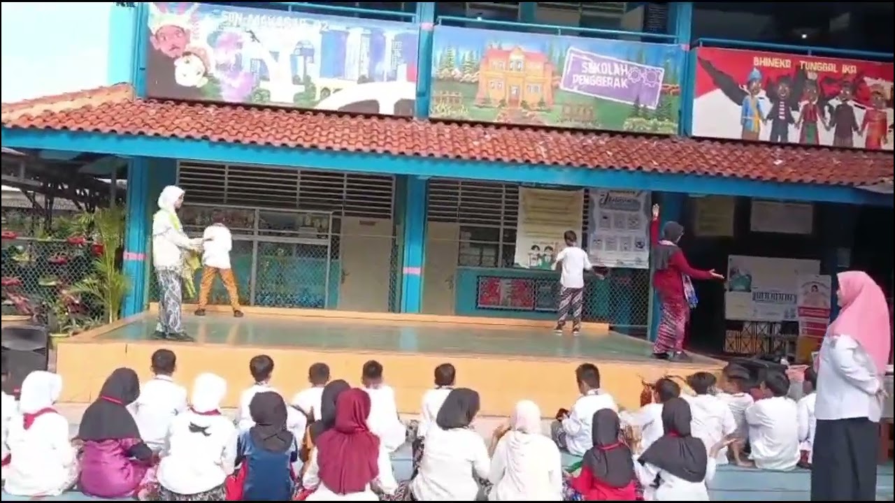 Pentas seni SDN 1, 2, 3, Kel makasar Jaktim