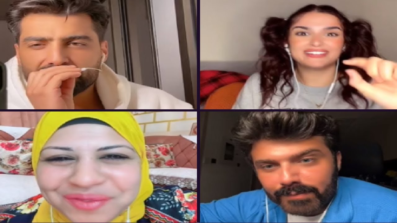 ميس دعاء و عمار الكوفي مع جوزيف مدور و ام عمر 🤣💃🎉🔥