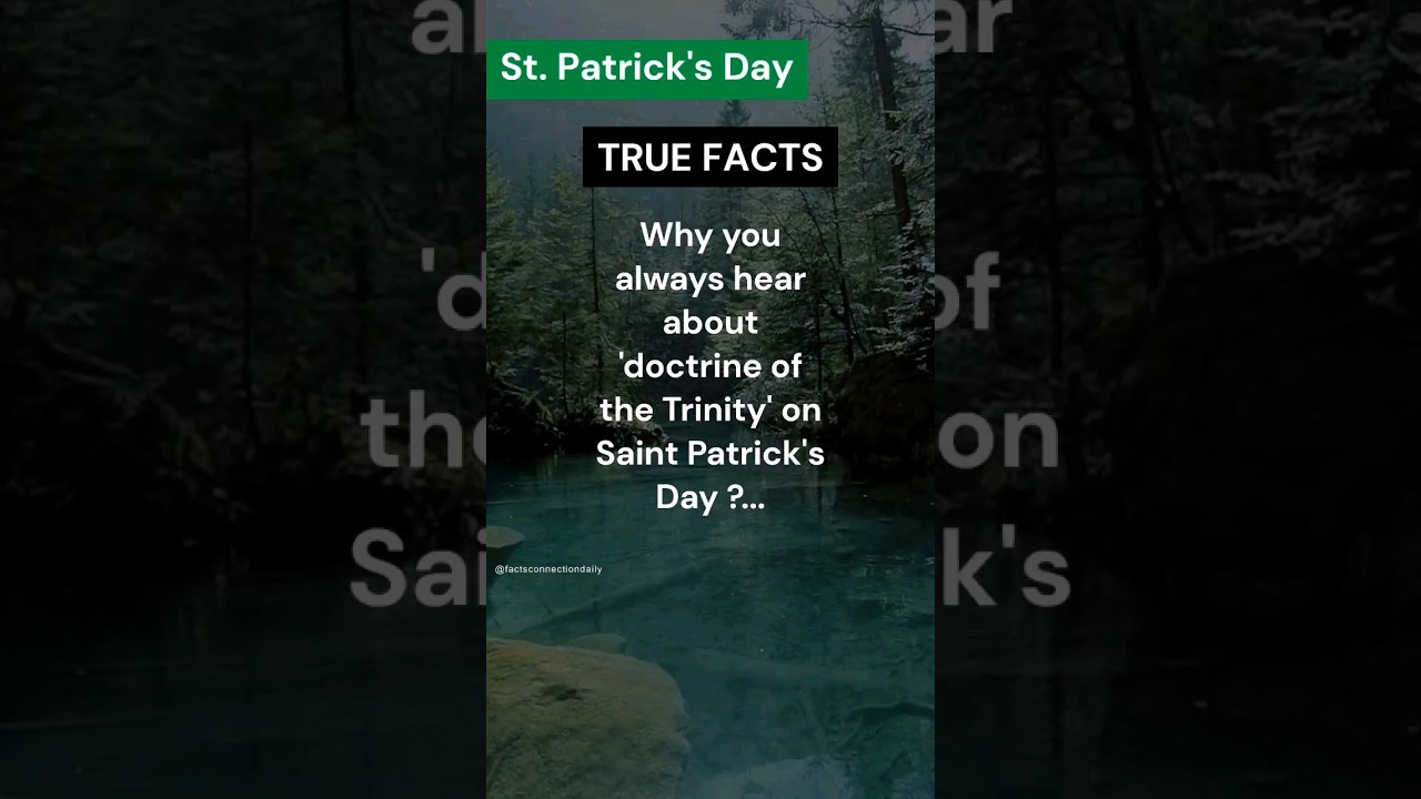 Interesting Facts - Why Saint Patrick used Shamrock?☘️🤯 #shorts