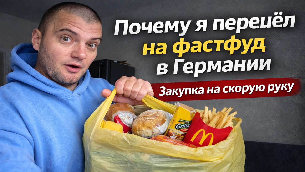 Влог, что я ем Фастфуд вместо готовки? Реальность моей жизни
