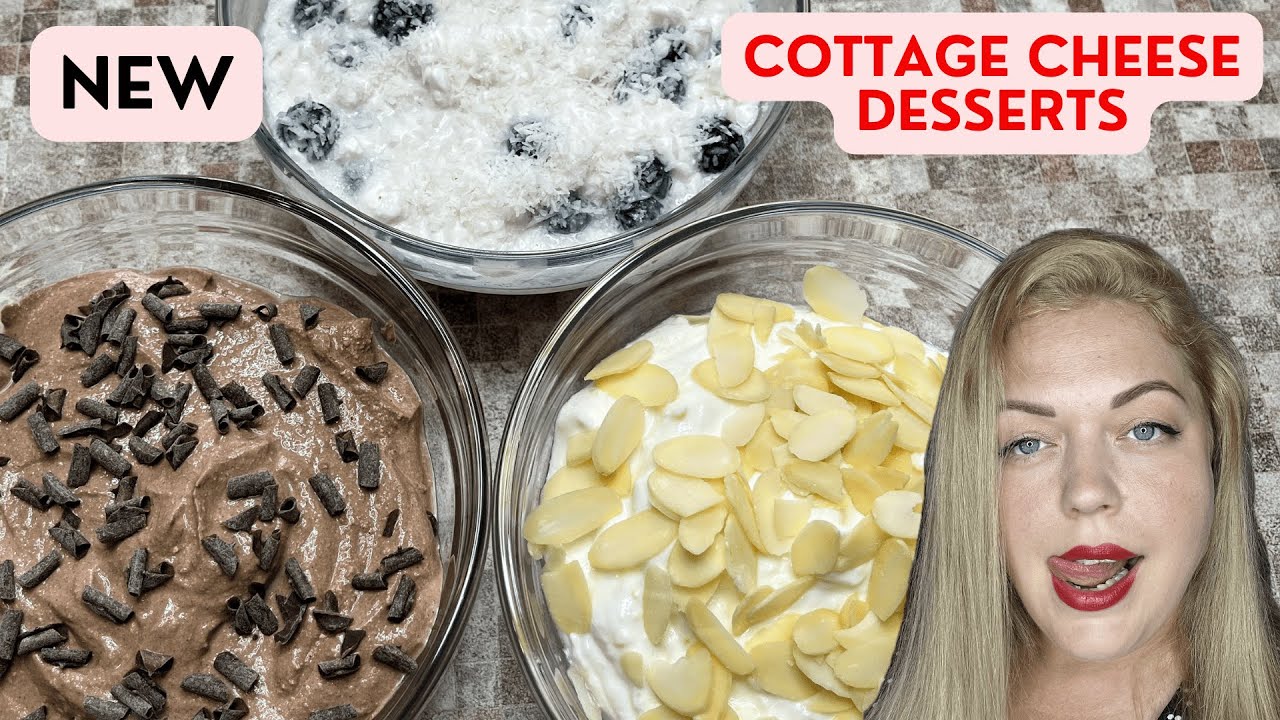 TOP 3 COTTAGE CHEESE DESSERTS! LOW CARB KETO