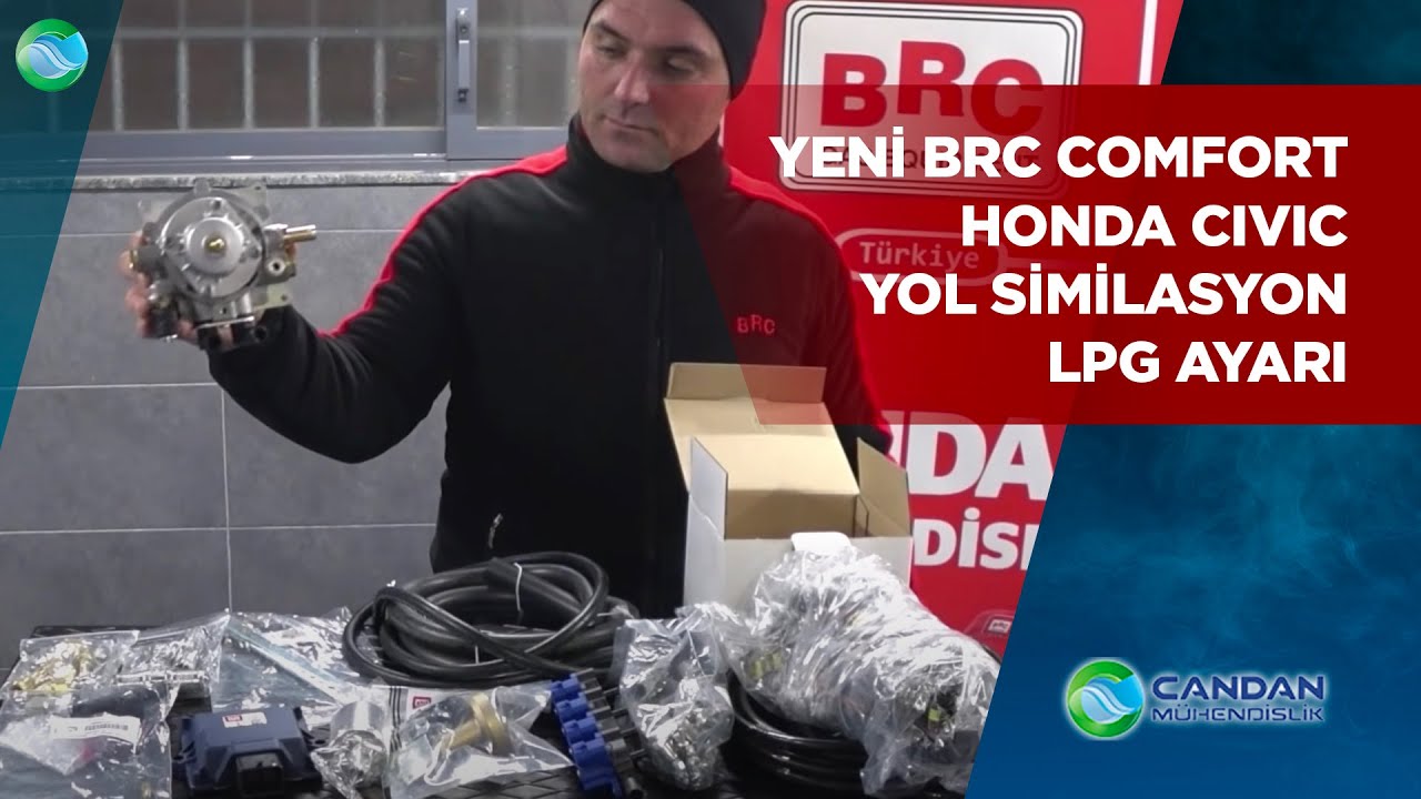 Honda Cıvıc Yol Similasyon LPG Ayarı- Yeni BRC Comfort