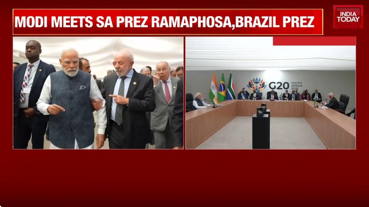 G20 Summit: PM Modi, Ramaphosa & Lula Meet at G20 | IBSA Trilateral Talks | India Today News