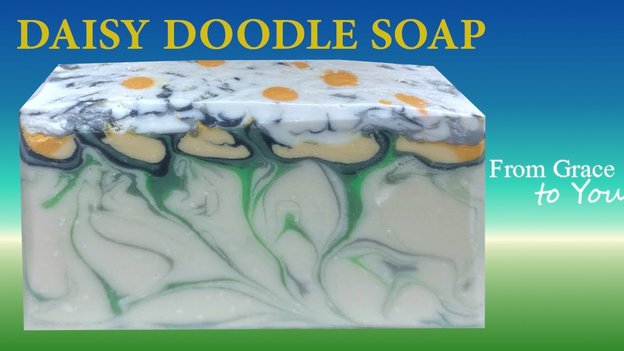 Making Daisy Doodle Soap