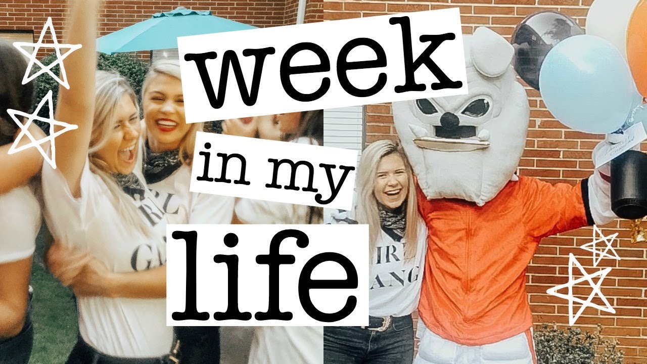 college week in my life: big little reveal & my birthday