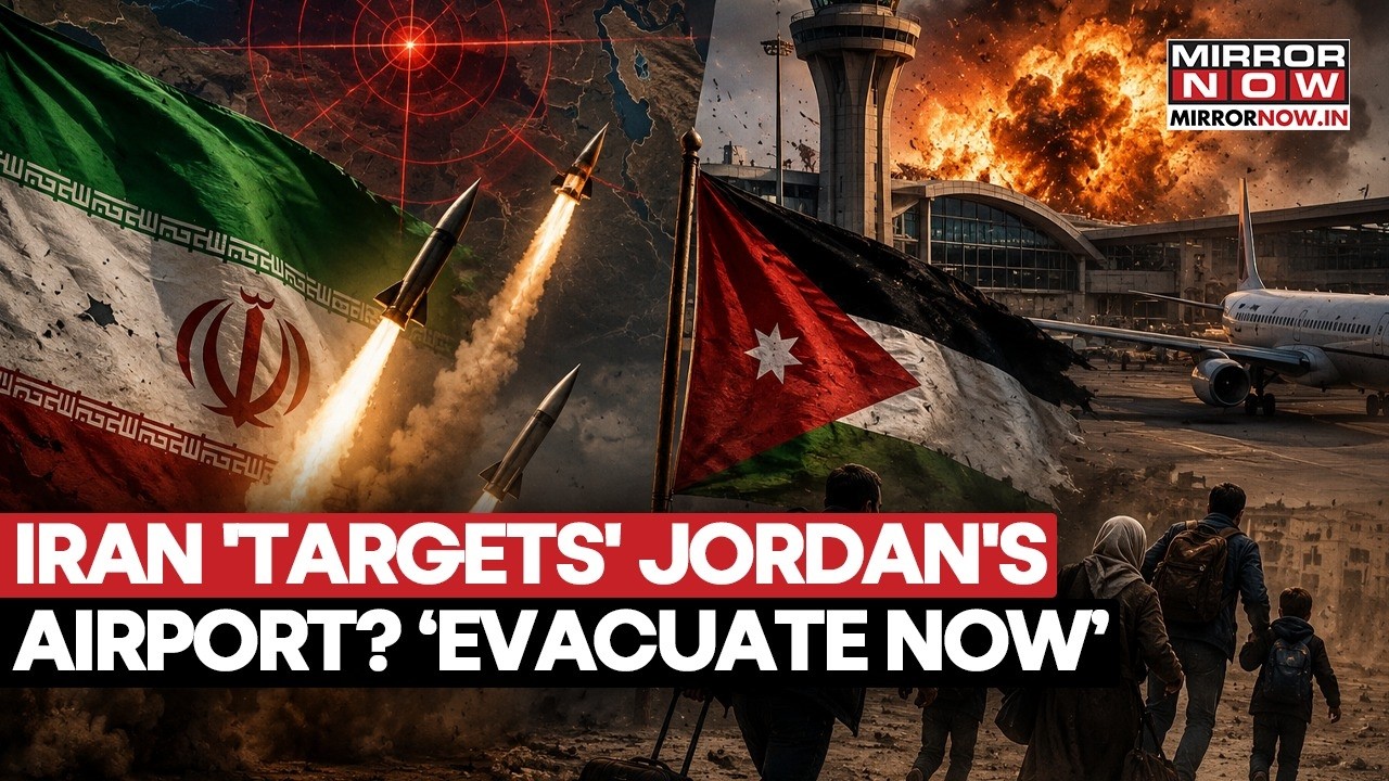 Iran 'Attacks' Jordan's Airport & Seaport? US Warns Americans, Aqaba Evacuated After Warning | Watch
