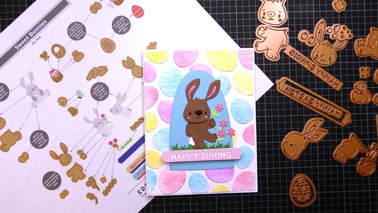 Коллекция Spellbinders Happy Spring от Саймона Херли: мастер-класс 