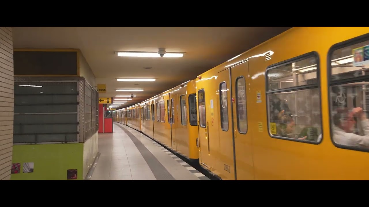 Germany, Berlin, U-Bahn ride from Britz-Süd to Parchimer Allee