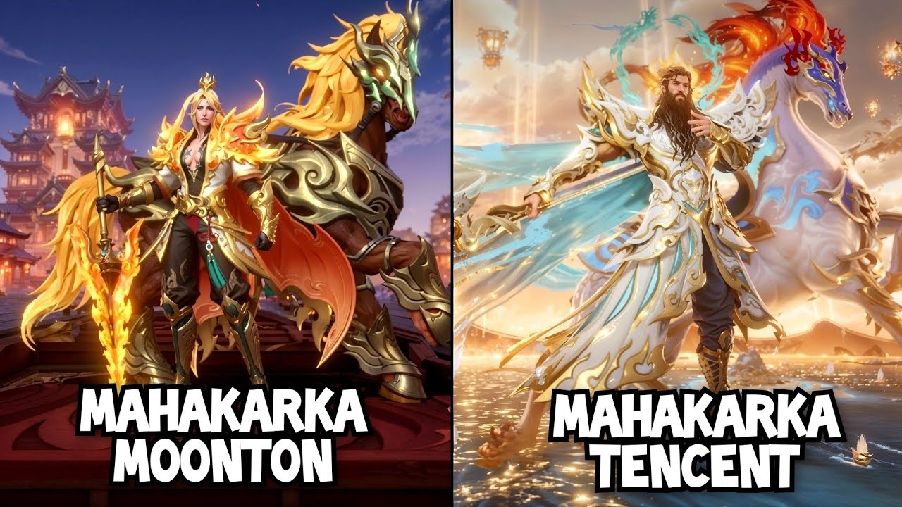 MAHAKARNYA TENCENT VS MOONTON SKIN LNY GUAN YU VS SKIN LNY LEOMORD | HONOR OF KINGS