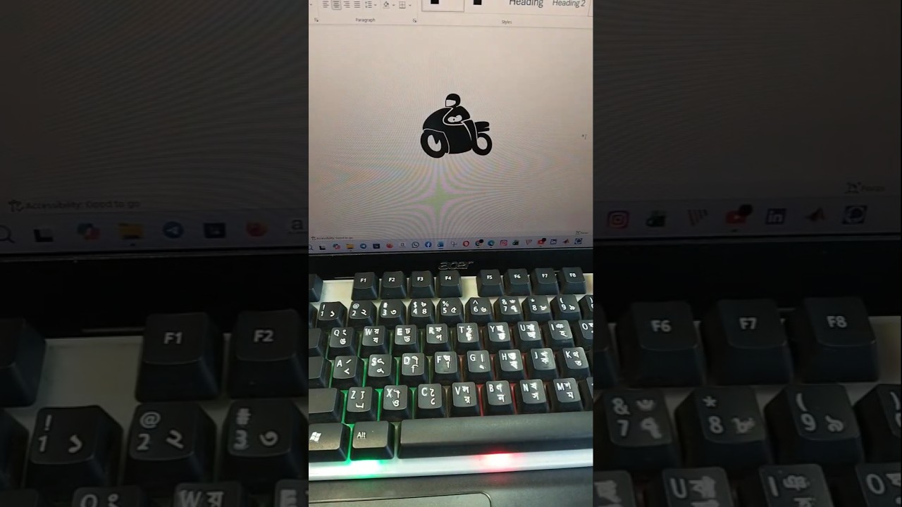 Shortcut Key In MS Word for Motorcycle |Best Trick Shorts |Sakif Techno