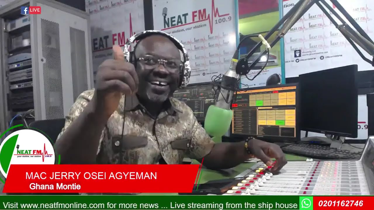GHANA MONTIE with MAC-JERRY OSEI AGYEMAN  on NEAT 100.9 FM     4/03/2026