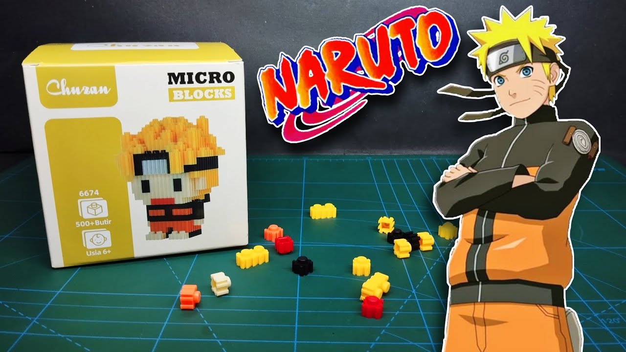 rakit nano block NARUTO | Chuzan 6674 500+pcs