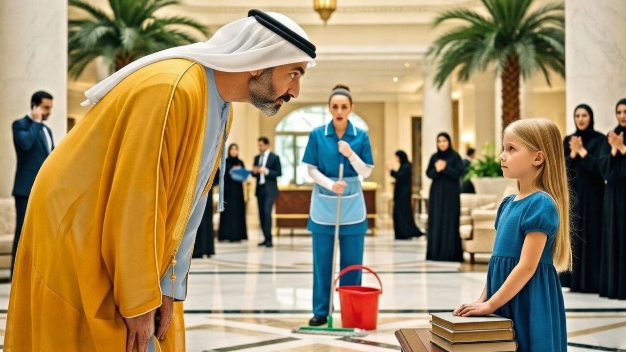 Billionaire Sheikh Tests Them in Arabic — Only the Maid’s Daughter Answers, and Everyone Freezes