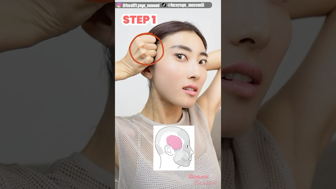 Face Lifting Exercise for Jowls & Laugh Lines & Droopy Lip Corners #antiaging #faceyoga